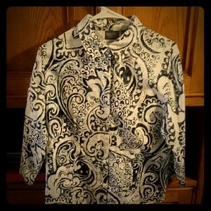 Chicos. Sharp and casual gorgeous print.